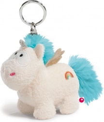 Portachiavi peluche unicorno Wingfried con ali 10 cm