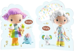 Siluette decorative Tinyly in cartone DJECO per vetrine e scaffali