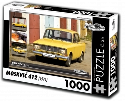 Puzzle Auto d'epoca Moskvich 412 (1974) 1000 pezzi