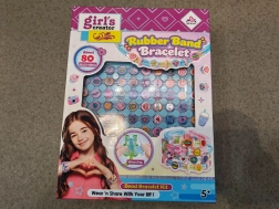 Set per intrecciare braccialetti con elastici
