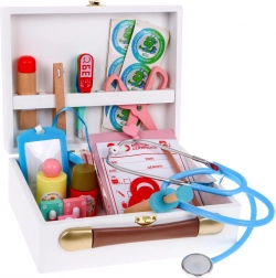Set medico in legno per bambini 3+ con accessori 30 pezzi