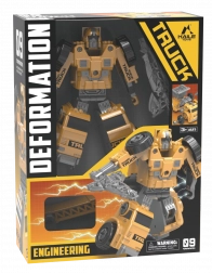 Auto da carico e robot transformer giocattoli