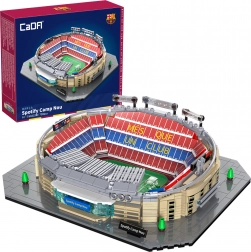 Set di costruzione CaDA stadio SPOTIFY CAMP NOU – modello con licenza FC BARCELONA, 728 pezzi