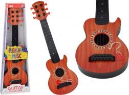 Giocattolo per Bambini Chitarra di Legno Arancione