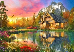 Puzzle BLUEBIRD Chalet di montagna 500 pezzi