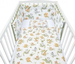Biancheria da letto per bambini 3 pezzi New Baby Jungle 100×135 cm