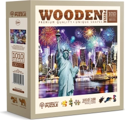 Puzzle in legno WOODEN CITY New York notturno 1010 pezzi