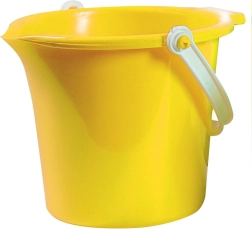 Androni secchiello con beccuccio – diametro 18 cm – giallo