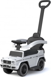 Spingi‑piedi per bambini con asta di guida MERCEDES-BENZ G‑Class Baby Mix bianco
