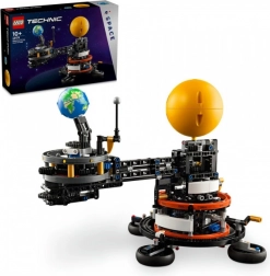 Lego Technic pianeta Terra e Luna in orbita