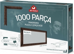 Cornice per puzzle 96x34 cm marrone