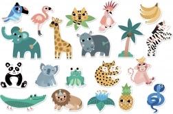 Magneti in legno Vilac Giungla per bambini