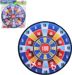 Bersaglio morbido con freccette e palline 36 cm