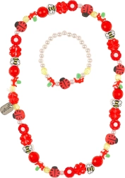 Souza! set collana e bracciale con coccinelle