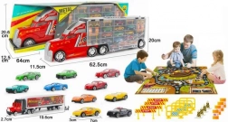 Camion – set di recupero con tappetino da gioco e macchinine