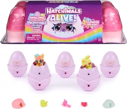 Hatchimals Alive Rainbow Splash set 5 figure in ovetti con accessori