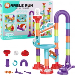 Set da Costruzione Divertente con Pista di Biglie per Bambini