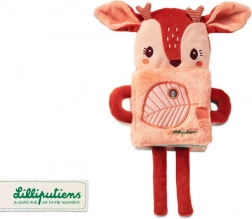 Libretto coccoloso con cerbiatta Stella 3 m+ di Lilliputiens