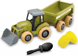 Trattore avvitabile con caricatore e rimorchio 27 cm