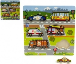 Puzzle in legno Le mie prime macchine