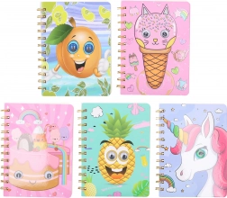 Quaderno a righe con occhi 13x18 cm