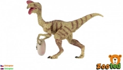 Oviraptor con uovo figurina in plastica 12 cm