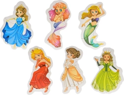 Puzzle per bambini Principesse 6 in 1