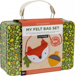 set creativo borsa volpe e portamonete ghianda PETIT COLLAGE