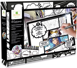 Artissimo - Set creativo Manga con tablet luminoso