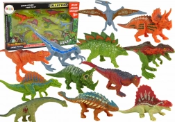Set di figure di dinosauri, 12 pz – giocattoli in gomma colorati