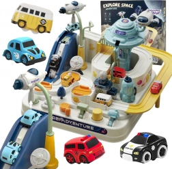 Woopie pista interattiva per macchinine – avventura spaziale
