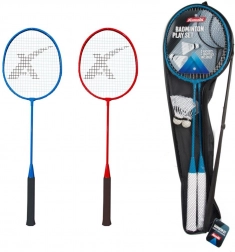 set di racchette da badminton e volani in custodia