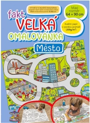 grande libro da colorare Città