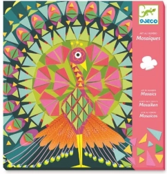 Immagini a mosaico Pavone e gufo di Djeco