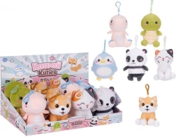 Portachiavi peluche animaletto 11 × 14 cm, assortimento