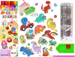 Adesivi a mosaico di diamanti Dinosauri