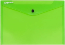 Busta con bottone A4, verde, eCollection