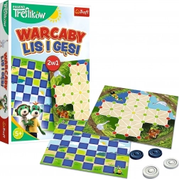 Famiglia Trefík gioco 2 in 1 dama e volpe e oche