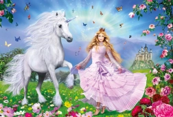 Puzzle Principessa degli Unicorni 100 pezzi