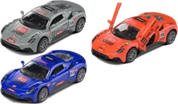 Auto da corsa in metallo con retrocarica