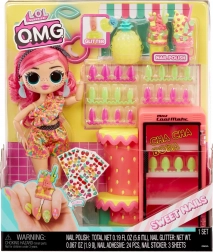 L.O.L. Surprise O.M.G. Sweet Nails Pinky Pops – set di nail art fruttato con bambola