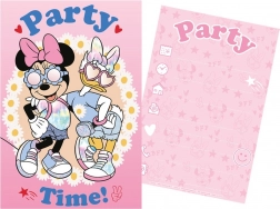 Set di inviti e buste per feste MINNIE MOUSE 5+5