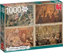 Set di Puzzle Incontro nel Soggiorno 1000 Pezzi