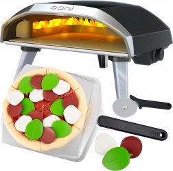 Forno per pizza per bambini con accessori OONI CASDON – set con pizza sulla pala e 18 accessori