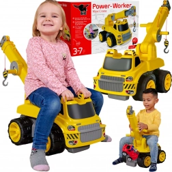 BIG Power Worker cavalcabile maxi gru con verricello