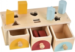 Classificazione di forme in legno con cassetti 2Kids Toys
