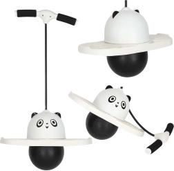 Pogo jumper per bambini panda bianco-nero
