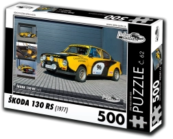 Puzzle Retrò-Auto Škoda 130 RS 500 pezzi