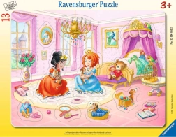 Puzzle Ravensburger Principesse che giocano 13 pezzi