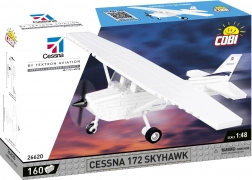 Cobi costruzioni Cessna 172 Skyhawk 160 mattoncini bianca